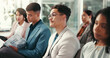 © KayJoint/peopleimages.com - Proposal, event and group of business people at seminar with corporate training, ideas and planning. Men, women and audience in company meeting for growth, development and agenda in conference room