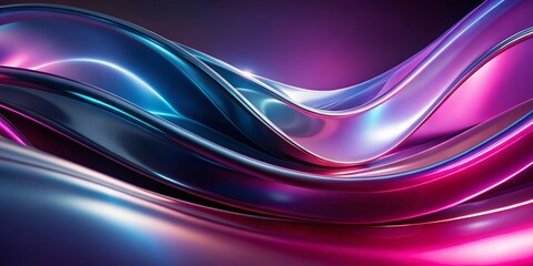 Wall Mural - abstract purple blue swirls background