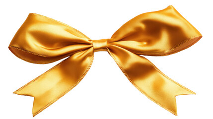 Wall Mural - golden bow celebrating special occasions with elegance on transparent background
