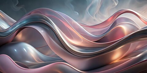 Wall Mural - Abstract Fluid Wave Background