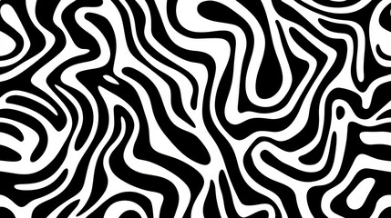 Bold Curved Lines and Squiggles in Vector Format