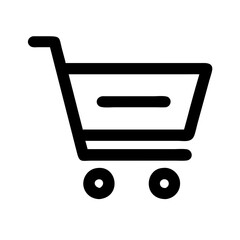 Aufkleber - Shopping Cart Vector Icon – E-Commerce & Online Retail Symbol