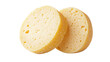 © Krtola  - Two slices of cheese wheel resting on transparent background