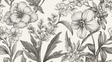Captivating sketches of nature's beauty showcased in wallpaper form.