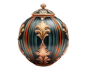 beautifully decorated Faberge egg, ornate and elegant, showcasing intricate designs and rich colors, perfect for collectors and art enthusiasts