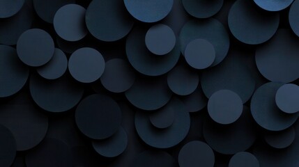 dark blue polka dots, alternating black and dark blue on a minimal background, ideal for modern desi