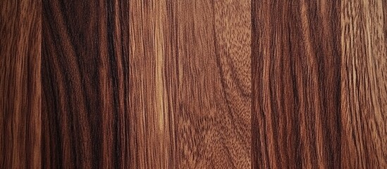 Wall Mural - Rich dark walnut wood texture with deep grain patterns in earthy brown tones perfect for backgrounds and design projects showcasing natural beauty.