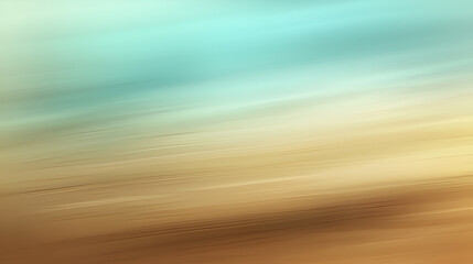 Wall Mural - dreamy horizon: abstract blend of soft teal, golden, and blue hues creates a dreamy sky, capturing t