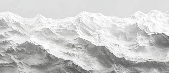 Poster - Serene gray ocean waves create a calming ripple effect on tranquil water surface with ample copy space for text or creative elements.