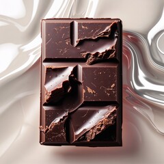 Wall Mural - chocolate bar with chocolate