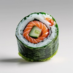 Wall Mural - sushi rolls with avocado and cucumber