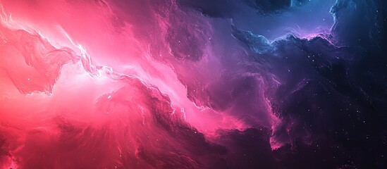 Aufkleber - Vibrant abstract background featuring blended pink and purple nebula-like hues with soft diffuse lighting creating a dramatic visual atmosphere
