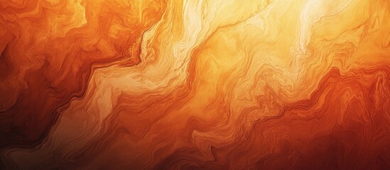 Leinwandbilder - Warm abstract design showcasing swirling earth tones of orange and yellow with soft gradients creating a cozy, inviting atmosphere in modern spaces.