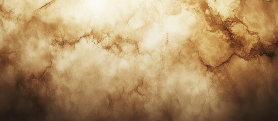 Poster - Elegant marbled background with rich brown and beige hues, featuring intricate details and fluid patterns suitable for sophisticated design projects