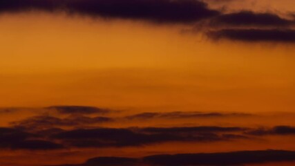 Wall Mural - beautiful dramatic sunset sky with cumulus clouds timelapse for abstract background