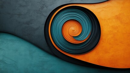 an abstract whirlwind of spiraling lines mimicking the invisible force of the wind. airy energy, dyn
