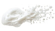© Krtola  - White foam splashing and pouring with transparent background