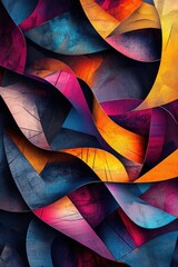 Canvas Print - Colorful abstract paining