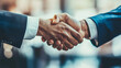 © Art_spiral - Business men Handshake Partnership Agreement Collaboration Success Deal