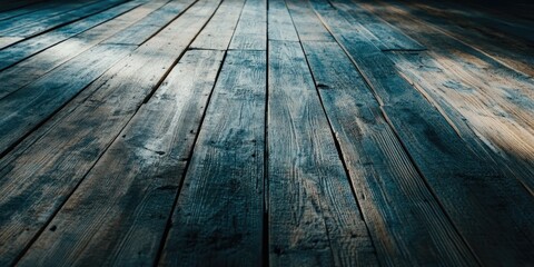 Wall Mural - Wooden Floor Dark Background