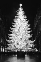 Canvas Print - City Square Christmas Tree