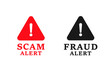 © DG gallery - Scam and fraud alert background keep your online data safe