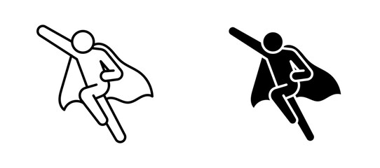 Wall Mural - hero icons set for apps and web.