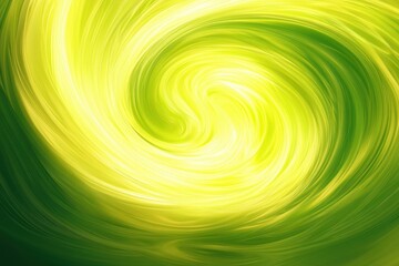 Wall Mural - abstract green yellow swirl vortex background design