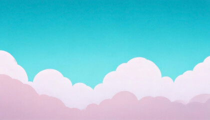 Wall Mural - cloudy and sky at winter in the illustration background