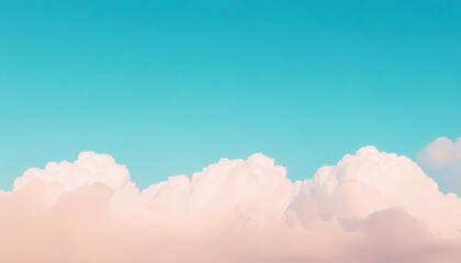 Wall Mural - cloudy and sky at winter in the illustration background