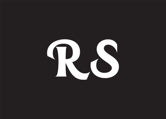 RS Logo icon design modern and luxury