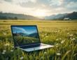 © Владимир Коврижник - laptop on grass