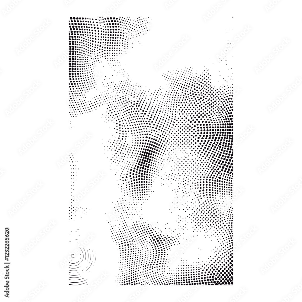 For a vintage comic backdrop, use a gradient dotted noise texture with ...