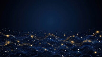 Wall Mural - colorful glowing waves and circuit board elements create a digital flow, showcasing a futuristic tec