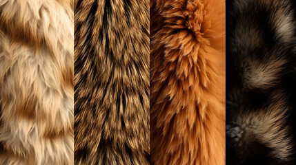 a close up of a fur coat