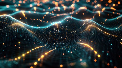 Generative Design of Glowing Neon Neural Net