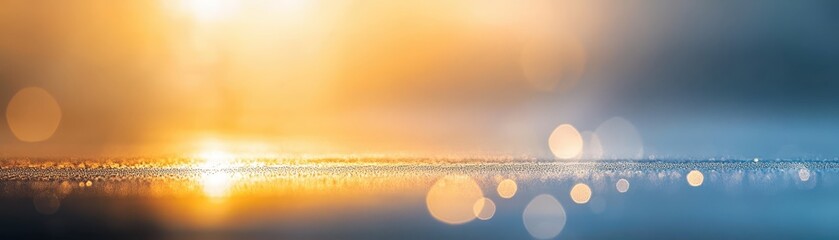 Wall Mural - dreamy blur of light and water, abstract background with ethereal mood soft hues