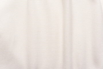 Wall Mural - Background texture of white woven fabric for wear made of soft cotton.