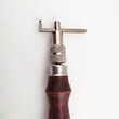 © marwan - leather craft tool - adjustable stitching groove on leather edge for stitching line isolated on white background