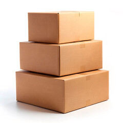 Canvas Print - stack of cardboard boxes