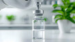 © BROPRADANA - Robot fills vial, lab setting, medicine production, healthcare