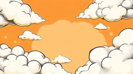 3D Clouds Vector Icons for Copy Space Text Bubbles - Set of Isolated White Fluffy Clouds Illustration Collection for Graphic Designers and Advertisements