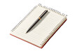 © VisualProduction - A notepad and pen on a transparent background.