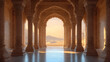 © Anna - Ancient architectural arch with a picturesque view