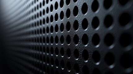 Intricate Perforated Metal Panel Design