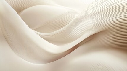 Wall Mural - elegant abstract architectural design in soft beige tones