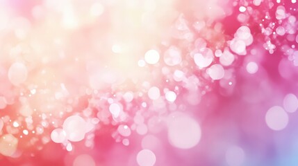 Wall Mural - a pink and yellow background with a lot of small circles
