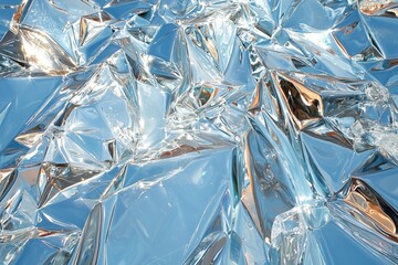 Wall Mural - crystalline patterns of frozen ice lake texture nature's beauty high-resolution background smooth en