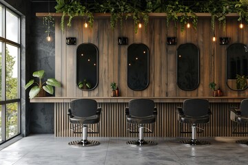 Wall Mural - Modern hairdressing salon