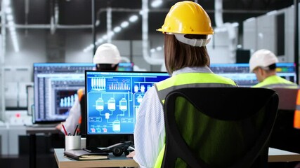 Aufkleber - Using Scada Automation Software On Desktop Computer